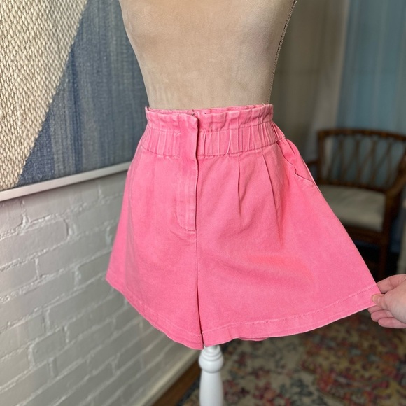 NWT Skies are Blue Pink Denim Shorts - Picture 3 of 13